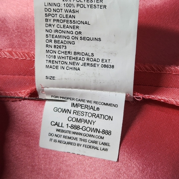 MONTAGE OCCASIONS  Luxury Pink  Formal dress with Jacket  Size 14 - Picture 14 of 16